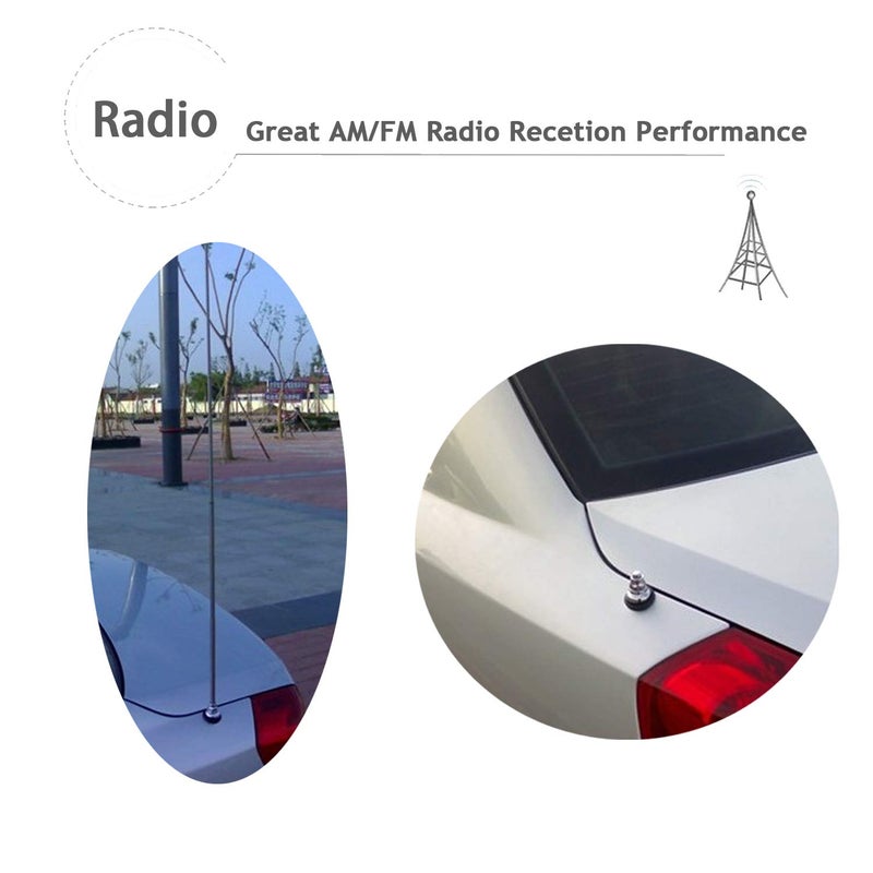 Anina Universal 12V Car Power Radio Antenna Fully Automatic Retractable Power Antenna Assembly Design for Am Fm Radio Antenna Mast Replacement Kit - Image 5
